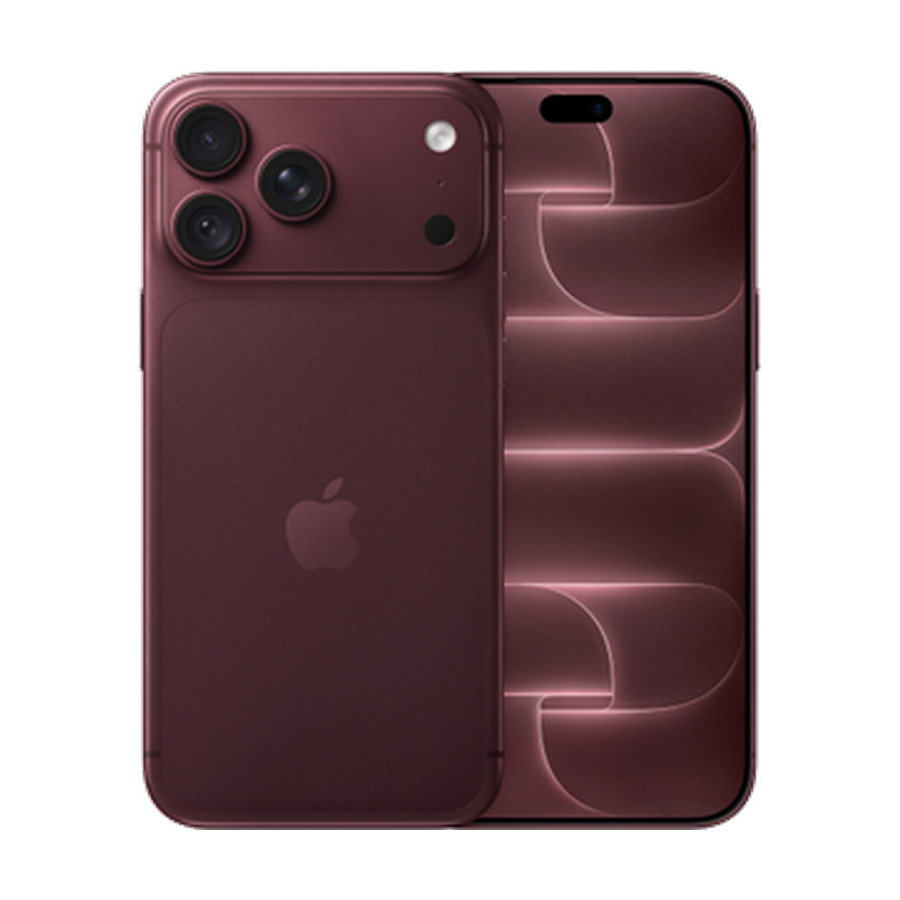 Современный iPhone в бордовом цвете для выбора модели